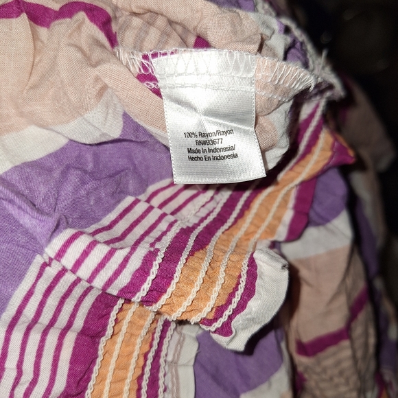 a.n.a Pink and Purple Boxy Tunic Top - Picture 7 of 7